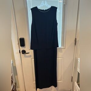 Michaelangelo Blue Maxi Formal Dress